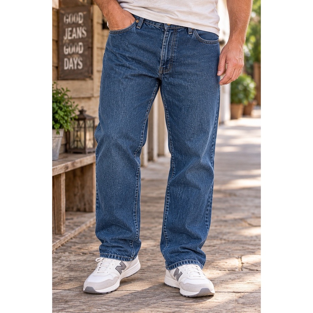 Wrangler Five Star 96501MR Mens Jeans 38x29 Regular Fit Straight Leg Made Mexico